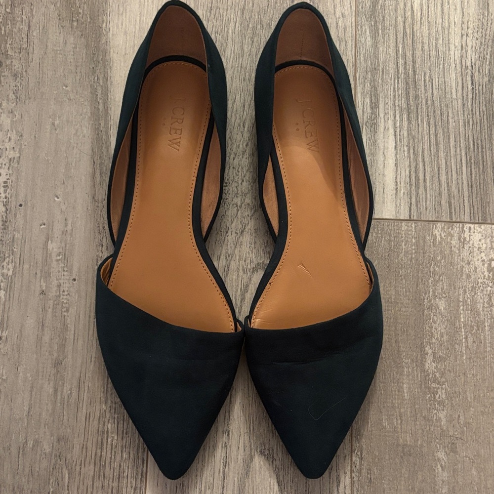 J. Crew Factory Women's Deep Green Flats